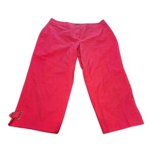 Vibrant Pink Cropped Pants